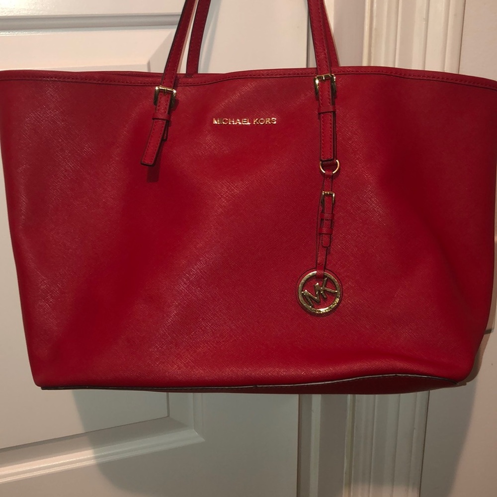 Michael kors red purse